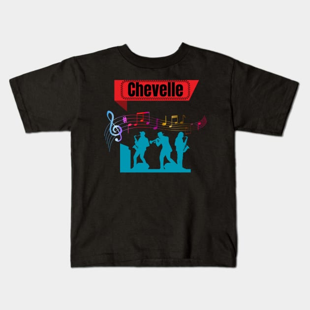 Vintage Chevelle Band Kids T-Shirt by ahlama87